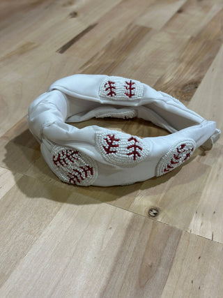 Batter Up Baseball Headband - Bray and Em Boutique