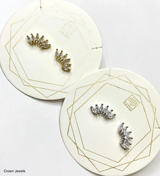 B.b.Lila Crown Jewels Earrings - Bray and Em Boutique