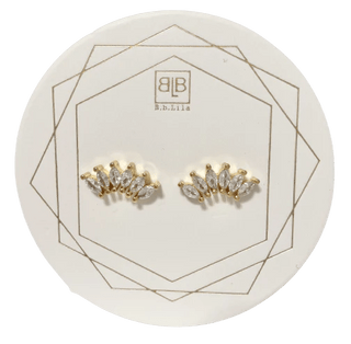 B.b.Lila Crown Jewels Earrings - Bray and Em Boutique