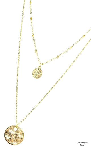 B.b.Lila Dime Please Necklace - Bray and Em Boutique
