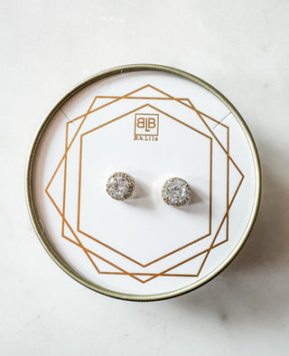 B.b.Lila Lady Jules Studs - Gold - Bray and Em Boutique