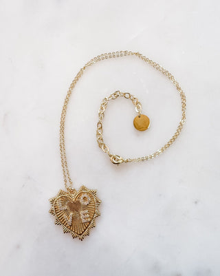 B.b.Lila L.O.V.E Necklace - Bray and Em Boutique