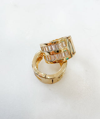 B.b.Lila Runway Hoop Earrings - Bray and Em Boutique