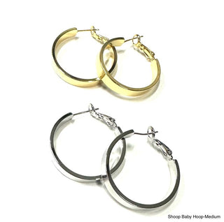 B.b.Lila Shoop Baby Hoop Earrings - Bray and Em Boutique