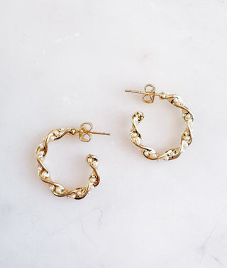 B.b.Lila Sissy Hoop Earrings - Bray and Em Boutique
