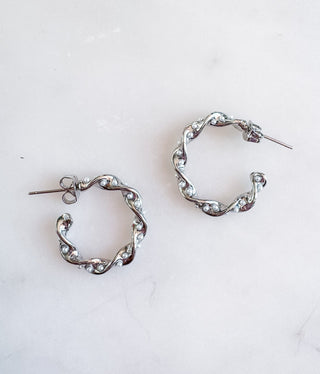 B.b.Lila Sissy Hoop Earrings - Bray and Em Boutique