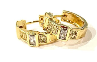 B.b.Lila Trish Hoop Earrings - Bray and Em Boutique