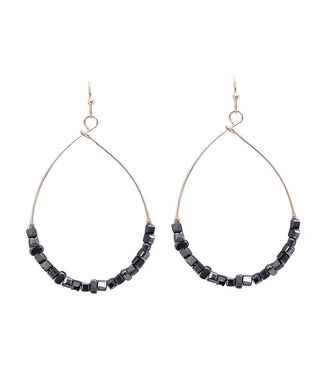 Be There Teardrop Bead Earring - Bray and Em Boutique