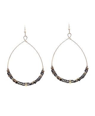 Be There Teardrop Bead Earring - Bray and Em Boutique