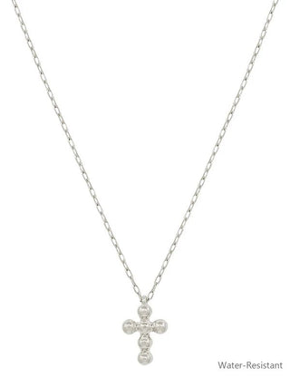 Beaded Cross Style Necklace - Bray and Em Boutique