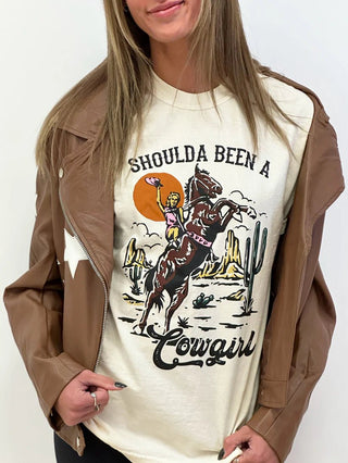 Been A Cowgirl Graphic Tee - Bray and Em Boutique