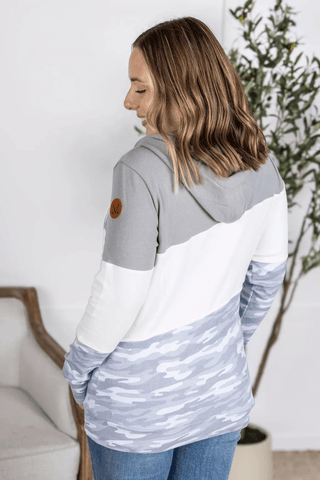 Being Bold Camo Full Zip Hoodie - Bray and Em Boutique