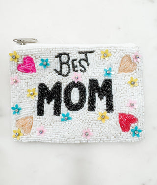 Best Mom and Mama Beaded Coin Purses - Bray and Em Boutique