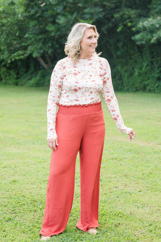 Blair Floral Long Sleeve Top - Bray and Em Boutique