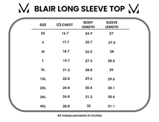 Blair Floral Long Sleeve Top - Bray and Em Boutique
