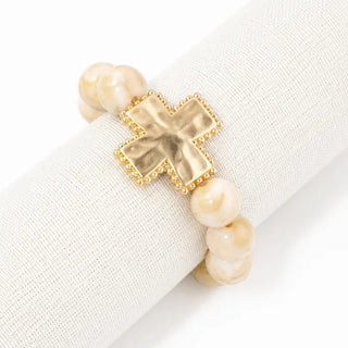 Blessed in Color Cross Bracelet - Bray and Em Boutique