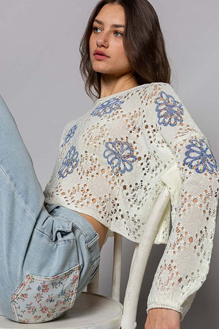 Blooming Bliss Floral Sweater - Bray and Em Boutique