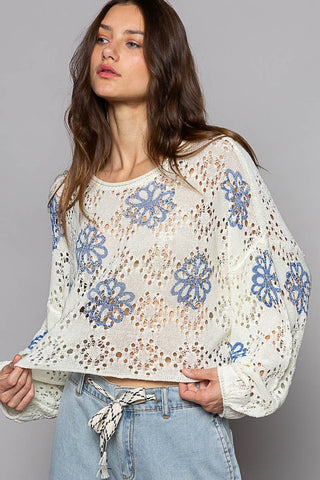 Blooming Bliss Floral Sweater - Bray and Em Boutique