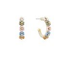Blooming Charm Flower Hoop Earrings - Bray and Em Boutique