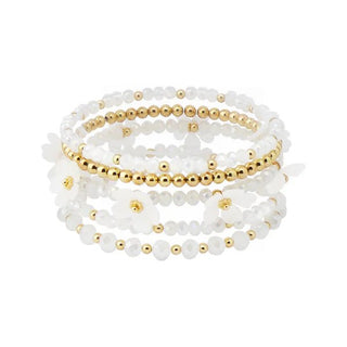 Blossom Bead Bracelet Stack - Bray and Em Boutique