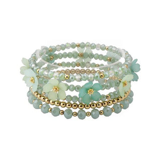 Blossom Bead Bracelet Stack - Bray and Em Boutique