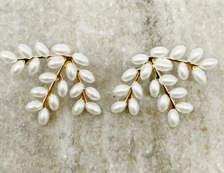 Blossom Burst Pearl Earrings - Bray and Em Boutique