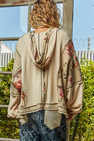 Blossoming Society Hooded Top - Bray and Em Boutique