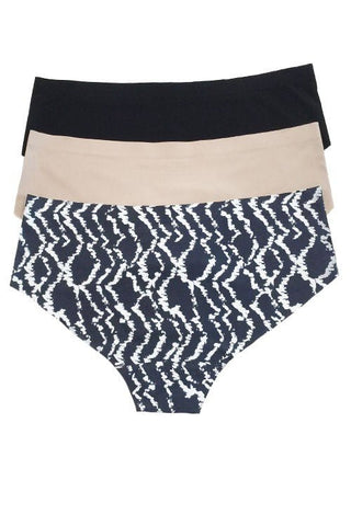 Blue Abstract Panty Set - Bray and Em Boutique