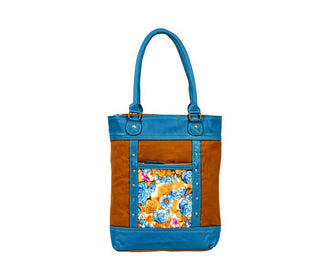 Blue Ridge Blooms Tote Bag - Bray and Em Boutique