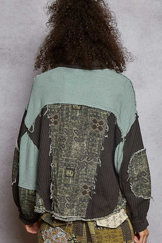 Blushful Dreams Patchwork Jacket - Bray and Em Boutique