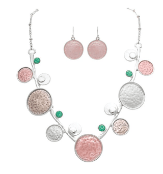 Blushing Bubbles Necklace Set - Bray and Em Boutique