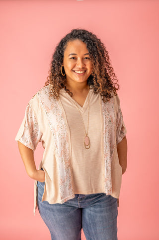 Blushing Love Floral Top - Bray and Em Boutique