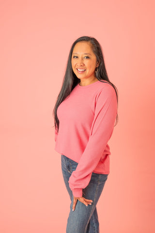 Booming With Beauty Ribbed Top - Bray and Em Boutique