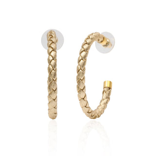 Braided Hoop Earrings - Bray and Em Boutique