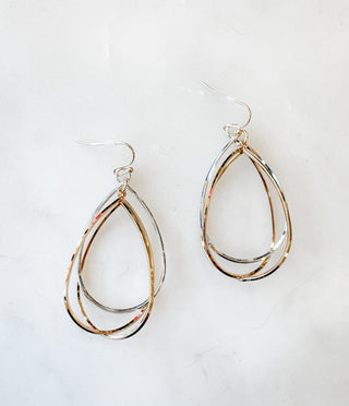 Breaking Silence Layered Teardrop Earring - Bray and Em Boutique