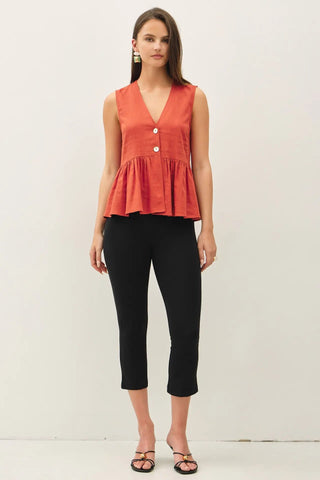 Breezy As A Belle Peplum Top - Bray and Em Boutique