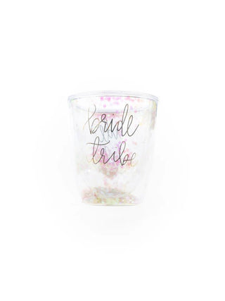 Bride Tribe Glitter Stemless Wine Tumbler - Bray and Em Boutique