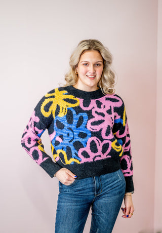 Bring Back Flowers Sweater - Bray and Em Boutique