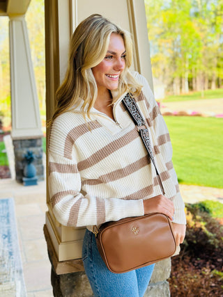 Simply Southern Quarter Zip Sweater