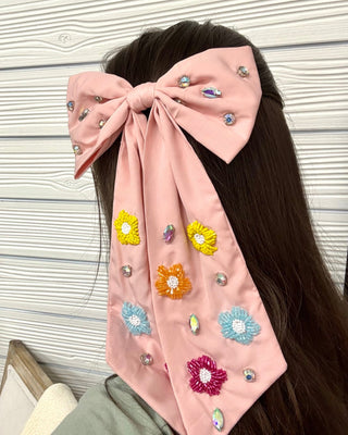 Bursting Buds Hair Bow - Bray and Em Boutique