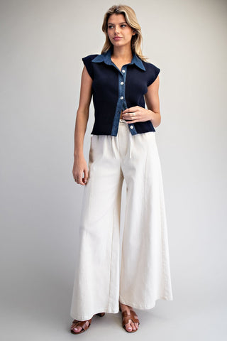 Butter Me Up Wide Leg Pants - Bray and Em Boutique