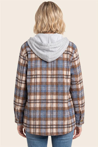 Cabin Days Hooded Shacket - Bray and Em Boutique
