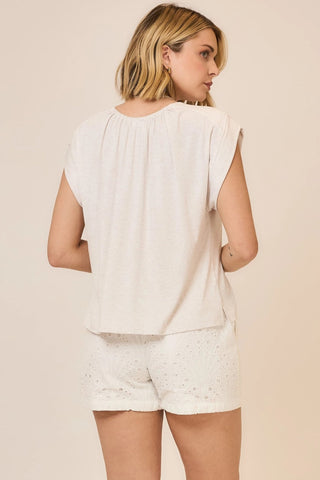 Caprice Ruched Top - Bray and Em Boutique