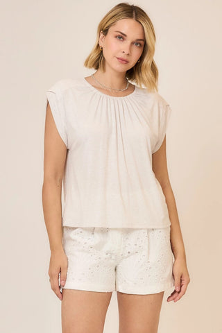 Caprice Ruched Top - Bray and Em Boutique