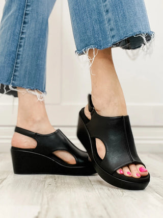 Carley Wedge - Black All - Bray and Em Boutique