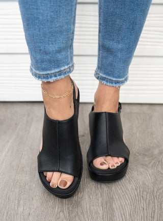 Carley Wedge - Black All - Bray and Em Boutique