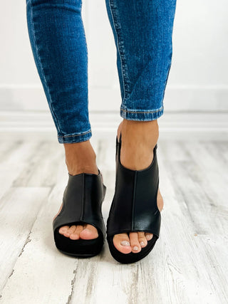 Carley Wedge - Black Combo - Bray and Em Boutique