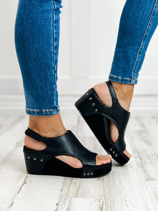Carley Wedge - Black Combo - Bray and Em Boutique