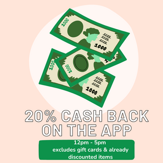20% CASH BACK