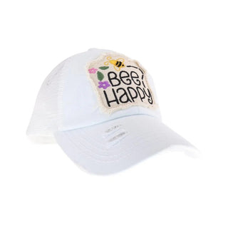 CC Beanie Bee Happy Pony Cap - Bray and Em Boutique